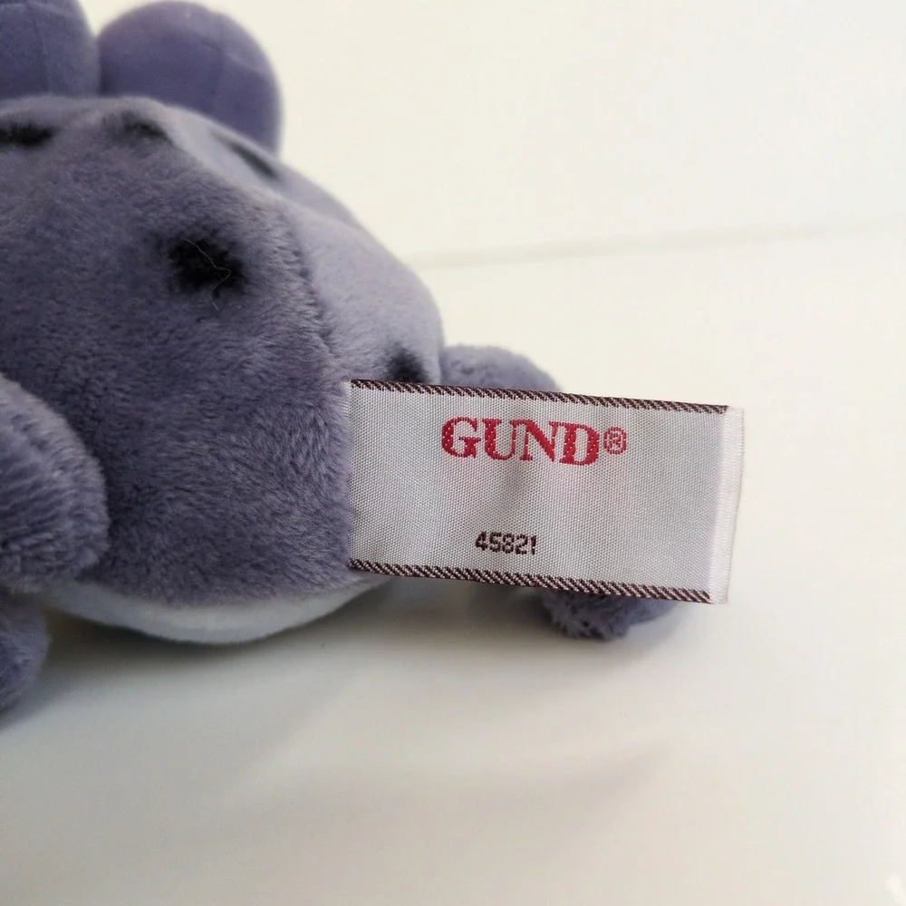 NWT Gund Plush Frog Purple Gray Spotted Stuffed Animal‎ Gotta Getta Retired